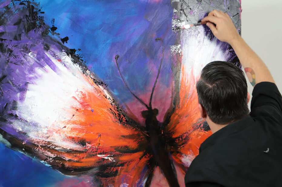 Abstract painting: 10 decorative ideas that will make you succumb